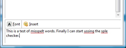Spell check now works in Pidgin