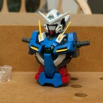 Began assembling the MG Gundam Exia
