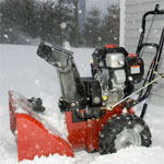 And the snow thrower is back