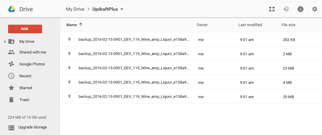 google-drive-updraft-backup